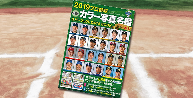 「2019プロ野球全選手カラー写真名鑑&パーフェクト DATA BOOK」